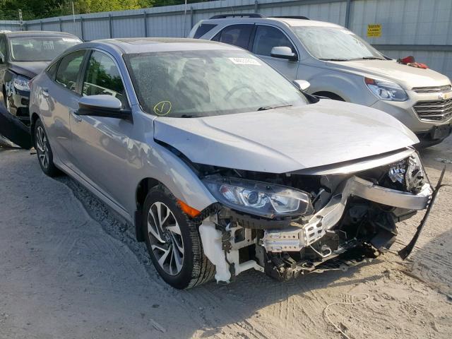 2HGFC2F71JH513127 - 2018 HONDA CIVIC EX SILVER photo 1