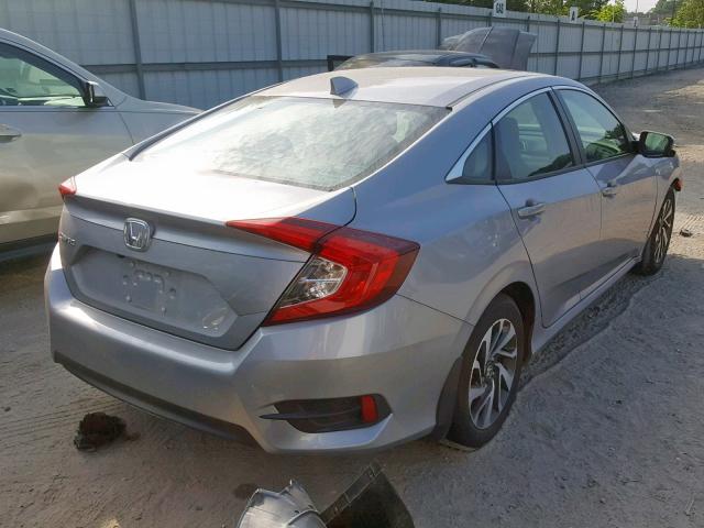 2HGFC2F71JH513127 - 2018 HONDA CIVIC EX SILVER photo 4