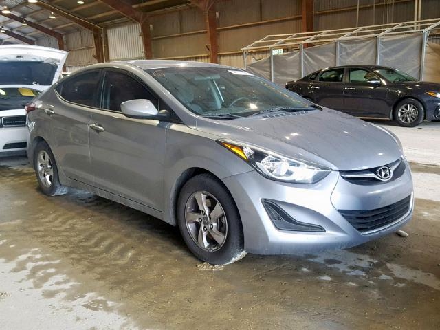 5NPDH4AE8FH567404 - 2015 HYUNDAI ELANTRA SE GRAY photo 1