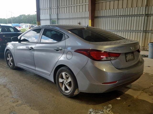 5NPDH4AE8FH567404 - 2015 HYUNDAI ELANTRA SE GRAY photo 3