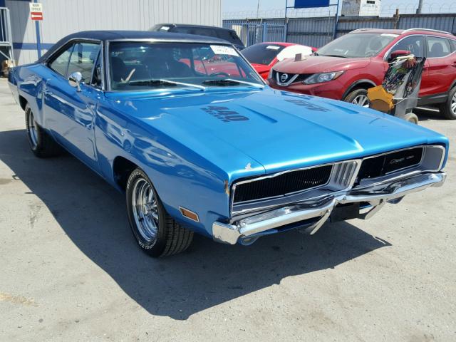 XP29G0G110068 - 1970 DODGE CHARGER BLUE photo 1