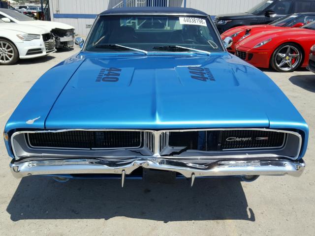 XP29G0G110068 - 1970 DODGE CHARGER BLUE photo 10