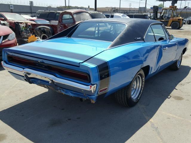 XP29G0G110068 - 1970 DODGE CHARGER BLUE photo 4