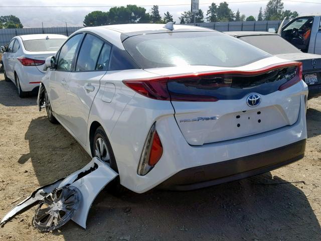 JTDKARFP1K3119594 - 2019 TOYOTA PRIUS PRIM 白色 照片 3