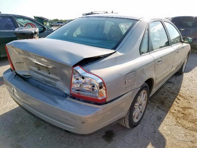 YV1TS59H741378128 - 2004 VOLVO S80 2.5T SILVER photo 4