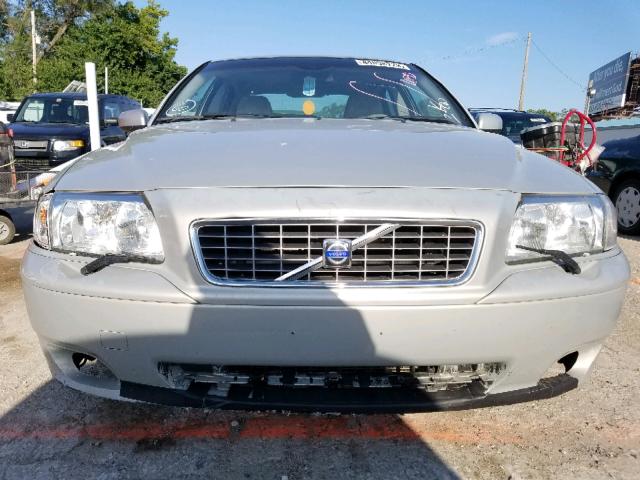 YV1TS59H741378128 - 2004 VOLVO S80 2.5T SILVER photo 9