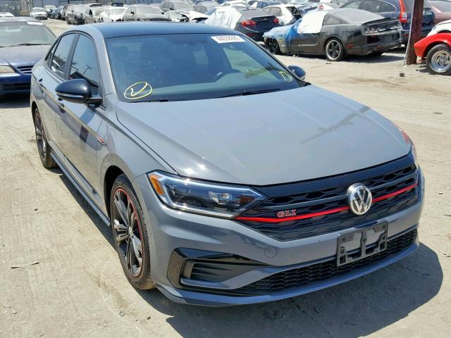 3VW6T7BU3KM176922 - 2019 VOLKSWAGEN JETTA GLI GRAY photo 1