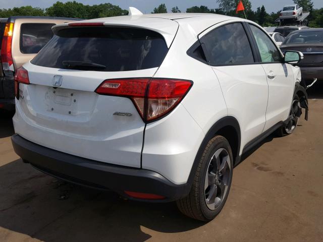 3CZRU6H52JM723968 - 2018 HONDA HR-V EX WHITE photo 4