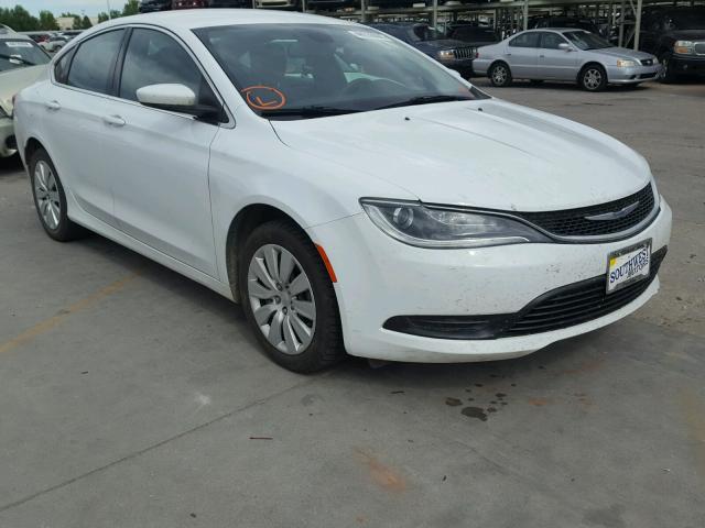 1C3CCCFB1GN171470 - 2016 CHRYSLER 200 LX WHITE photo 1