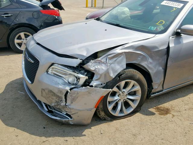 2C3CCAAG4FH819057 - 2015 CHRYSLER 300 LIMITE SILVER photo 9