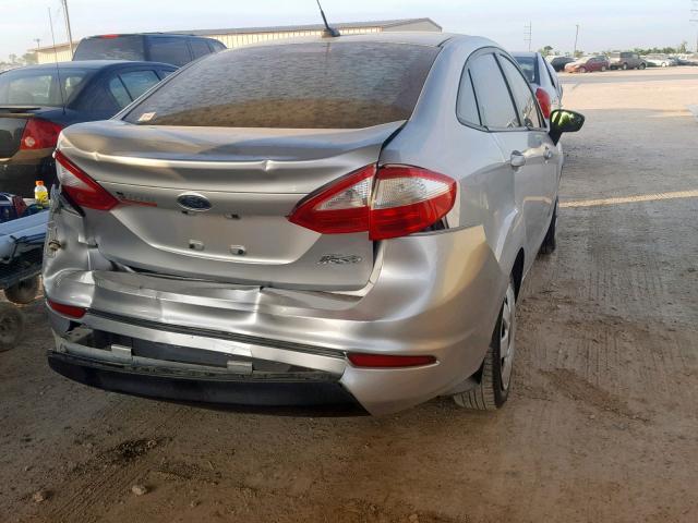 3FADP4AJ2FM114685 - 2015 FORD FIESTA S SILVER photo 4