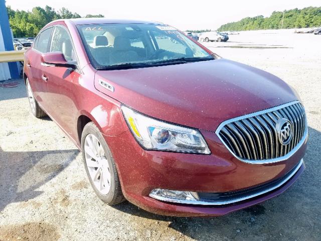 1G4GB5G37GF119477 - 2016 BUICK LACROSSE BURGUNDY photo 1