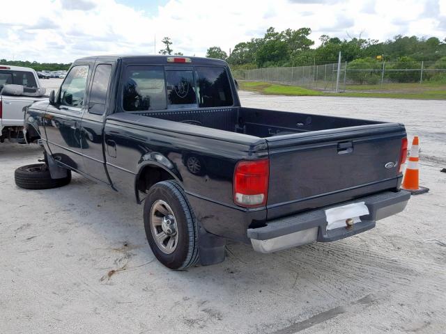 1FTYR14V9YPA32727 - 2000 FORD RANGER SUP BLACK photo 3