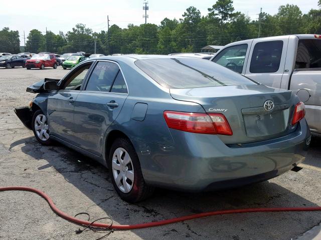 4T1BE46K49U812185 - 2009 TOYOTA CAMRY BASE GREEN photo 3