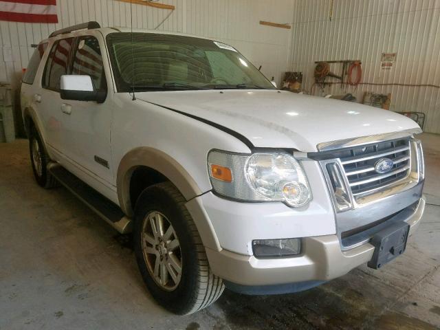 1FMEU74806UA48355 - 2006 FORD EXPLORER E WHITE photo 1