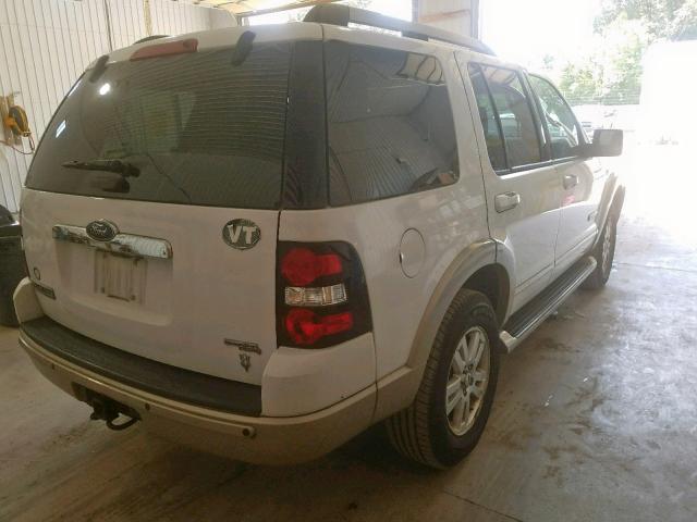 1FMEU74806UA48355 - 2006 FORD EXPLORER E WHITE photo 4