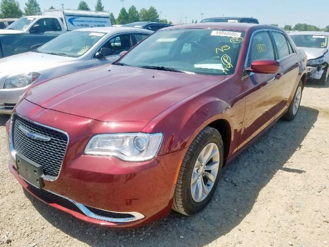 2C3CCAAG7JH320942 - 2018 CHRYSLER 300 TOURIN RED photo 2