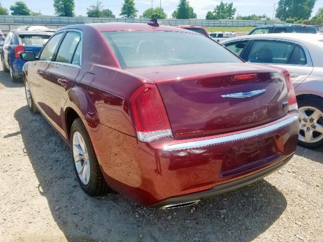 2C3CCAAG7JH320942 - 2018 CHRYSLER 300 TOURIN RED photo 3