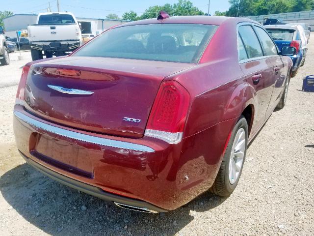 2C3CCAAG7JH320942 - 2018 CHRYSLER 300 TOURIN RED photo 4