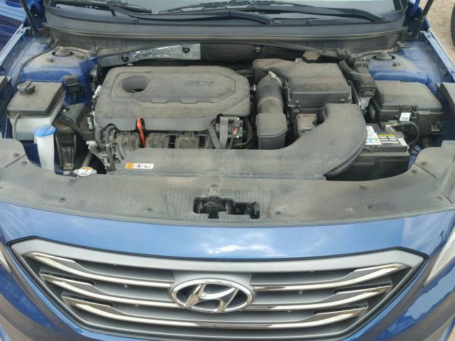 5NPE34AF8GH306741 - 2016 HYUNDAI SONATA SPO BLUE photo 7