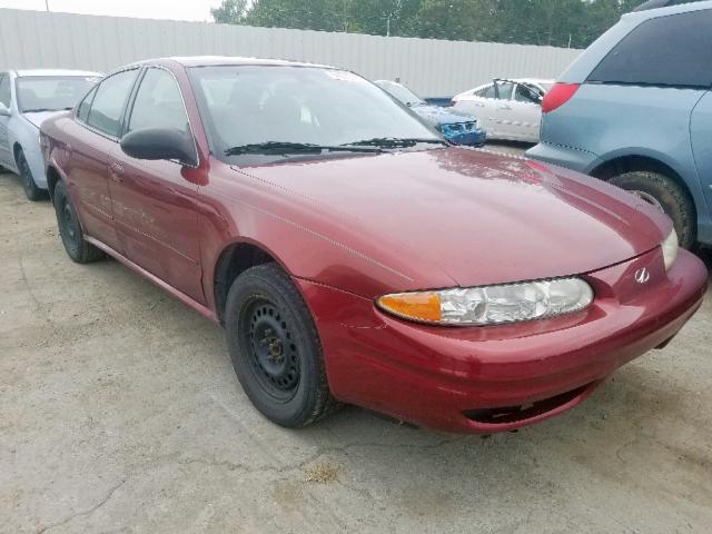 1G3NK52F83C155462 - 2003 OLDSMOBILE ALERO GX RED photo 1