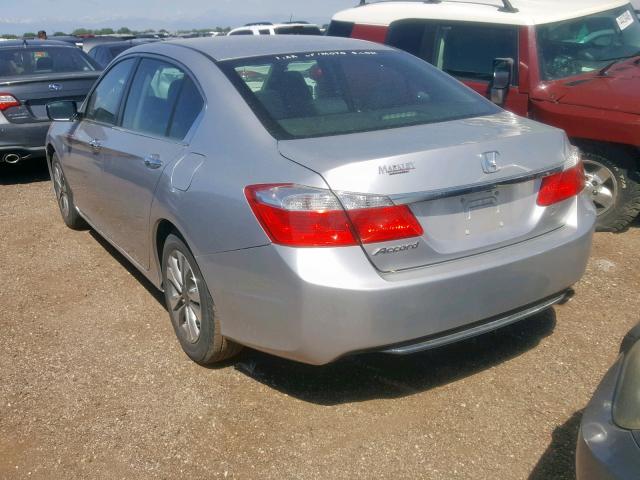 1HGCR2F31EA227135 - 2014 HONDA ACCORD LX SILVER photo 3