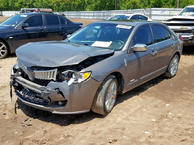 3LNDL2L36CR809495 - 2012 LINCOLN MKZ HYBRID TAN photo 2