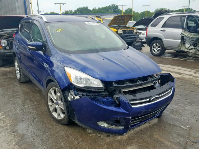 1FMCU0J92EUB17525 - 2014 FORD ESCAPE TIT BLUE photo 1