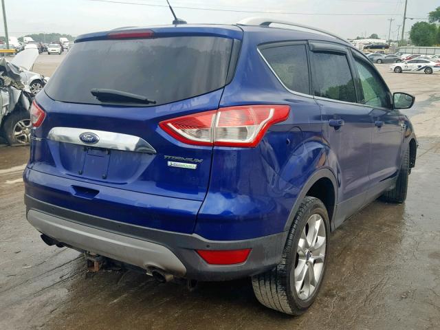 1FMCU0J92EUB17525 - 2014 FORD ESCAPE TIT BLUE photo 4