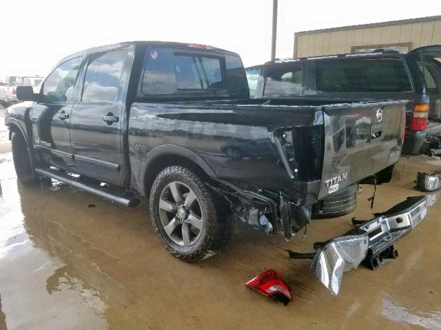 1N6BA0ED4FN514041 - 2015 NISSAN TITAN S BLACK photo 3