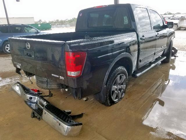 1N6BA0ED4FN514041 - 2015 NISSAN TITAN S BLACK photo 4