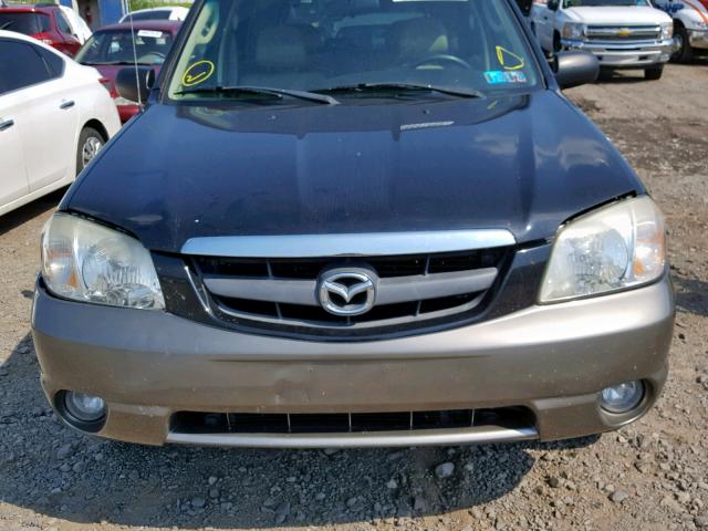4F2CZ96154KM09807 - 2004 MAZDA TRIBUTE ES 黑色 照片 9