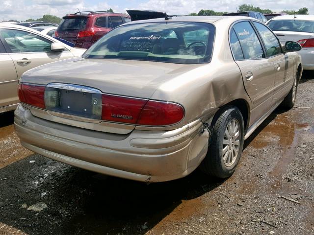 1G4HP52K55U162633 - 2005 BUICK LESABRE CU GOLD photo 4