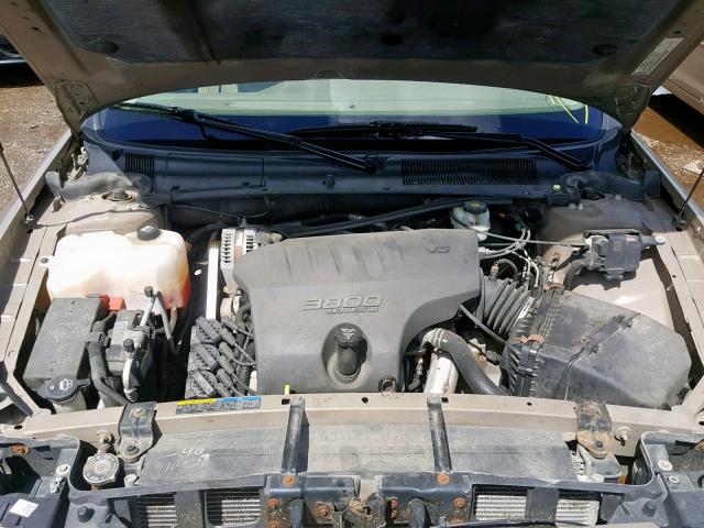 1G4HP52K55U162633 - 2005 BUICK LESABRE CU GOLD photo 7