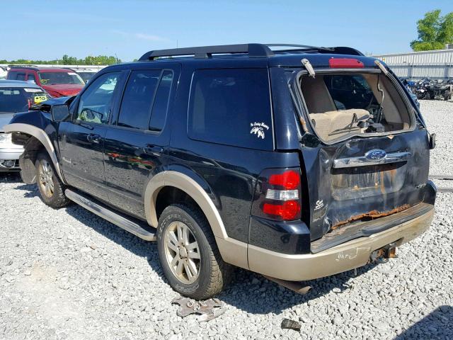 1FMEU74E88UB12246 - 2008 FORD EXPLORER E BLACK photo 3