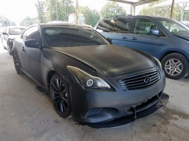 JNKCV64E58M110598 - 2008 INFINITI G37 BASE BLACK photo 1