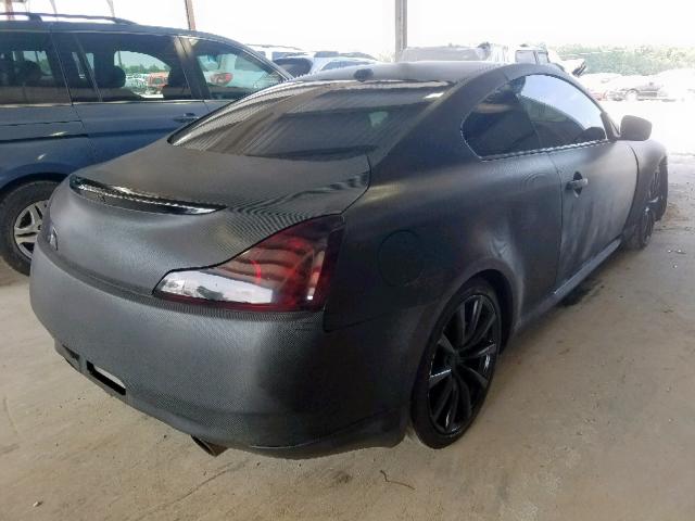 JNKCV64E58M110598 - 2008 INFINITI G37 BASE BLACK photo 4