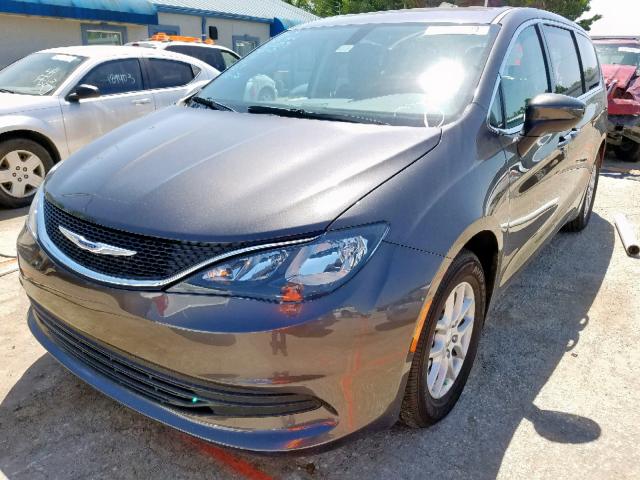 2C4RC1CG8JR194717 - 2018 CHRYSLER PACIFICA L GRAY photo 2