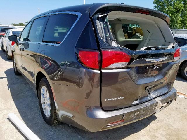 2C4RC1CG8JR194717 - 2018 CHRYSLER PACIFICA L GRAY photo 3