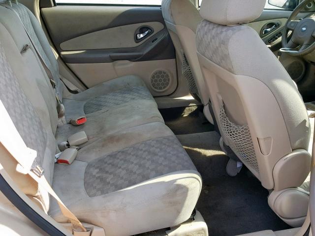 1G1ZT64874F184866 - 2004 CHEVROLET MALIBU MAX 金色 照片 6