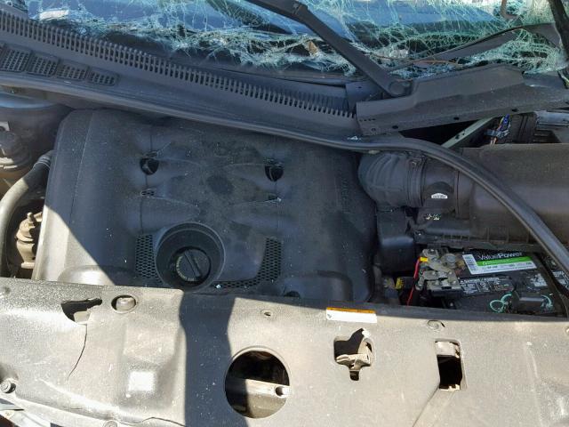 KNDMG4C31A6347345 - 2010 KIA SEDONA LX BLUE photo 7