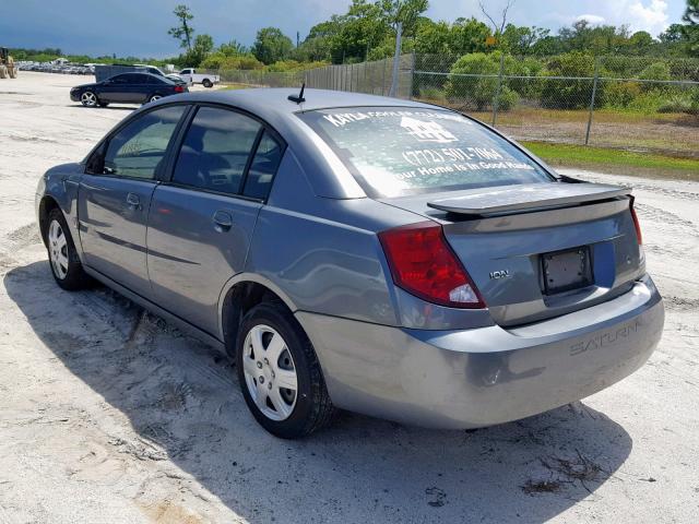 1G8AJ55F36Z137329 - 2006 SATURN ION LEVEL GRAY photo 3