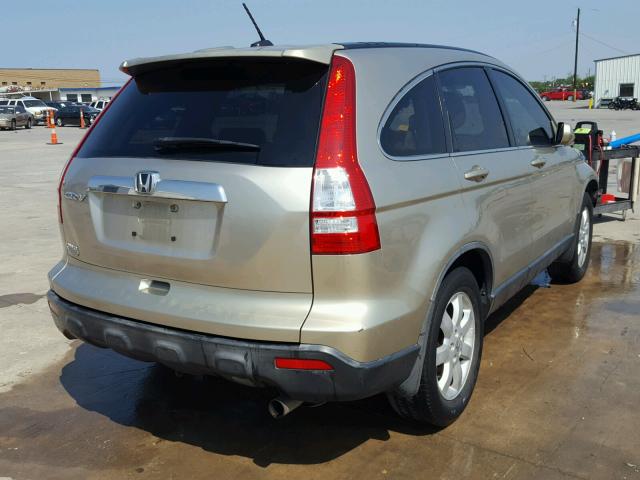 JHLRE38797C025597 - 2007 HONDA CR-V EXL GOLD photo 4