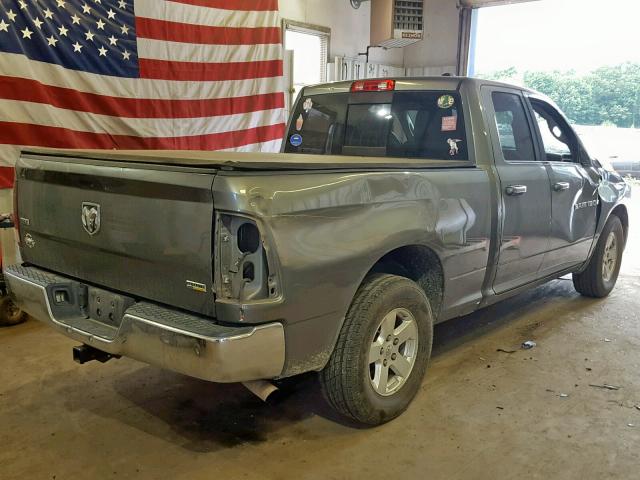 1C6RD6GP7CS115843 - 2012 DODGE RAM 1500 S GRAY photo 4