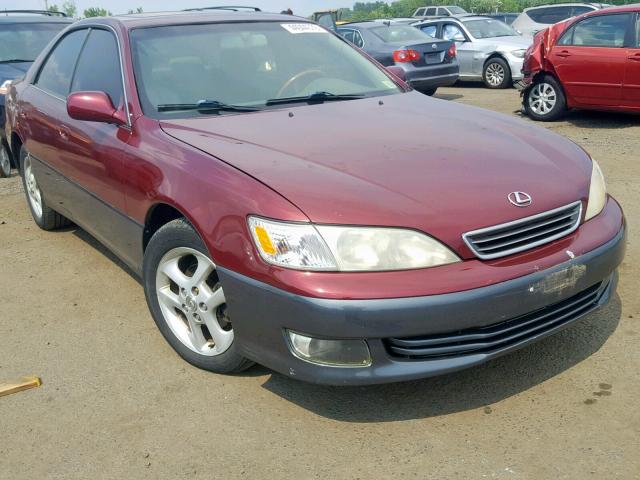 JT8BF28G915109290 - 2001 LEXUS ES 300 BURGUNDY photo 1