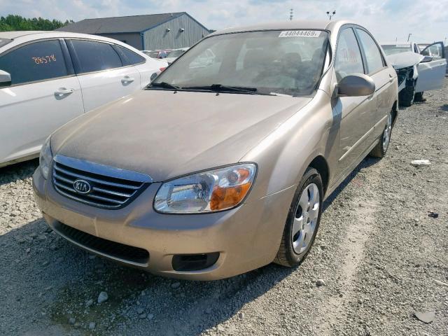 KNAFE121275449276 - 2007 KIA SPECTRA EX GOLD photo 2