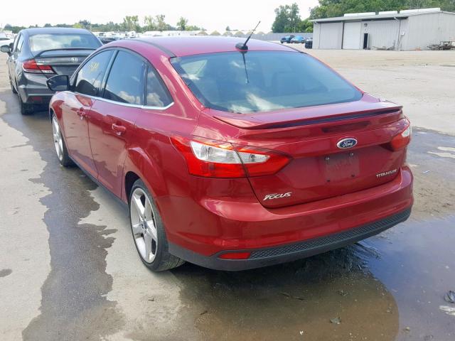 1FAHP3J23CL241687 - 2012 FORD FOCUS TITA RED photo 3