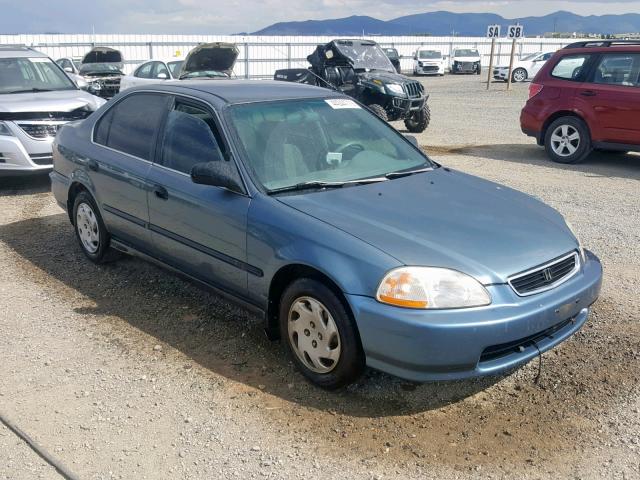 1HGEJ6604TL001749 - 1996 HONDA CIVIC LX BLUE photo 1