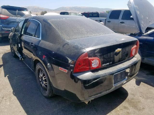 1G1ZC5EB3AF255786 - 2010 CHEVROLET MALIBU 1LT 黑色 照片 3