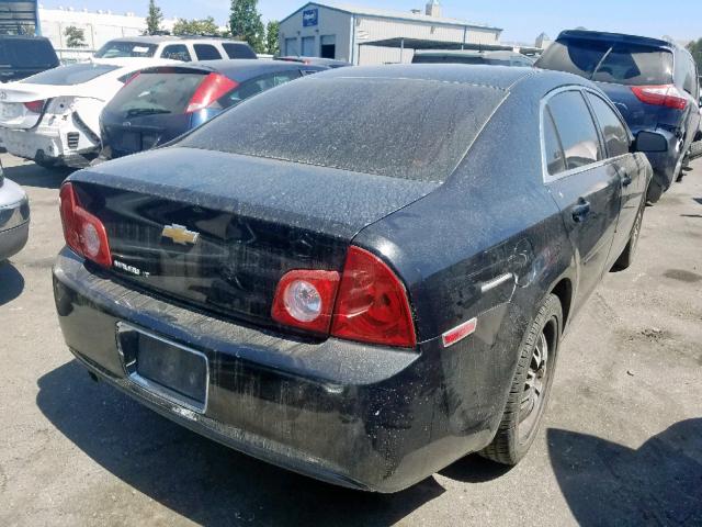 1G1ZC5EB3AF255786 - 2010 CHEVROLET MALIBU 1LT 黑色 照片 4